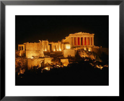 Acropolis At Night, Athens, Greece by Wayne Walton Pricing Limited Edition Print image