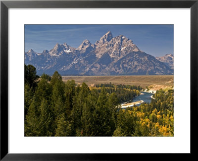 Grand Teton Range From Snake River Overlook by Emily Riddell Pricing Limited Edition Print image