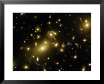 Cluster Of Galaxies, Abell 2218, In Constellation Draco From Hubble Space Telescope by Andrew Fruchter Pricing Limited Edition Print image