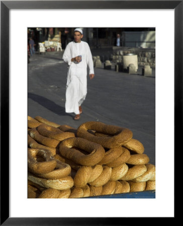 Begele Traditional Arabic Bread With Sesame Seeds, Jaffa Gate, Old City, Jerusalem, Israel by Eitan Simanor Pricing Limited Edition Print image
