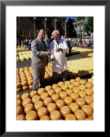 A Bargain Is Struck, Friday Cheese Auction, Alkmaar, Holland by Michael Short Pricing Limited Edition Print image