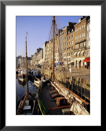 St. Catherine's Quay, Old Harbour, Honfleur, Basse Normandie (Normandy), France, Europe by Richard Ashworth Pricing Limited Edition Print image