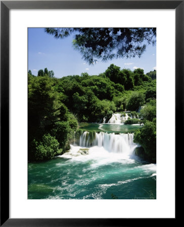 Skradinski Buk Waterfalls, Krka National Park, Dalmatia, Croatia, Europe by Gavin Hellier Pricing Limited Edition Print image