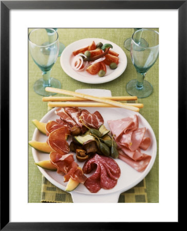 Antipasto Misto (Platter Of Assorted Appetisers, Italy) by Jörn Rynio Pricing Limited Edition Print image