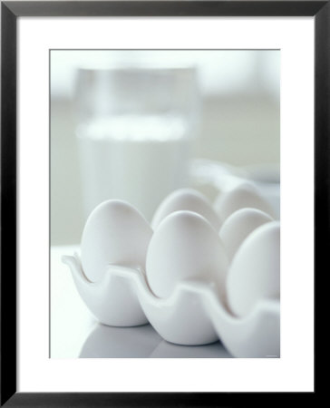 White Eggs In An Egg Holder by Alena Hrbkova Pricing Limited Edition Print image
