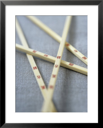 Chopsticks With Chinese Characters by Jean Cazals Pricing Limited Edition Print image