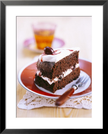 A Piece Of Chocolate Cherry Cake by Nikolai Buroh Pricing Limited Edition Print image
