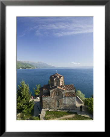 Sveti Jovan At Kaneo Church On Lake Ohrid, Ohrid, Macedonia by Walter Bibikow Pricing Limited Edition Print image