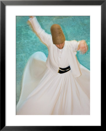 Whirling Dervishes, Performing The Sema, Istanbul, Turkey by Gavin Hellier Pricing Limited Edition Print image