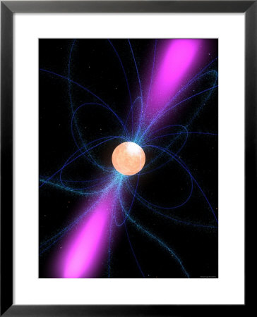 Illustration Of A Pulsar by Stocktrek Images Pricing Limited Edition Print image