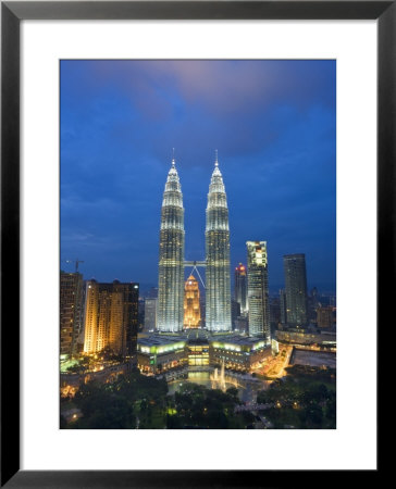 View Over Kuala Lumpur City Centre And Petronas Towers, Kuala Lumpur, Malaysia by Gavin Hellier Pricing Limited Edition Print image