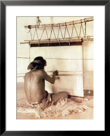 Hopi Weaver, Walpi by Carl And Grace Moon Pricing Limited Edition Print image
