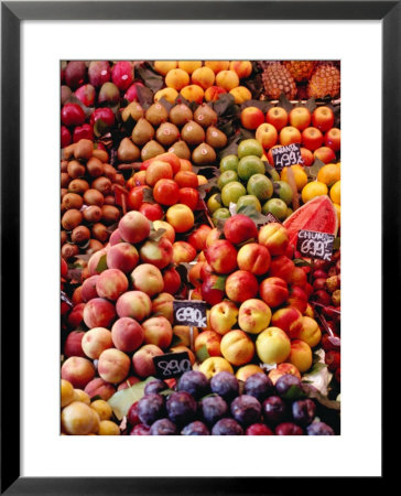 Fruit At La Boqueria Market, Barcelona, Spain by Oliver Strewe Pricing Limited Edition Print image