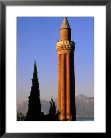 Grooved Minaret Of Yivali Minari, Antalya, Turkey by John Elk Iii Pricing Limited Edition Print image