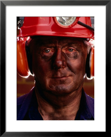 Miner, Melbourne, Australia by Michael Coyne Pricing Limited Edition Print image