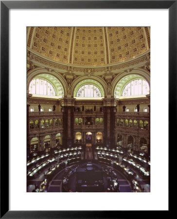 Interior Of The Library Of Congress, Washington, D.C. by Kenneth Garrett Pricing Limited Edition Print image
