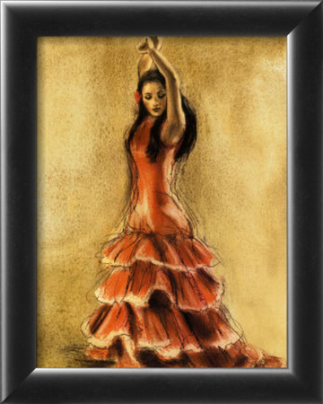 Flamenco Dancer I by Caroline Gold Pricing Limited Edition Print image