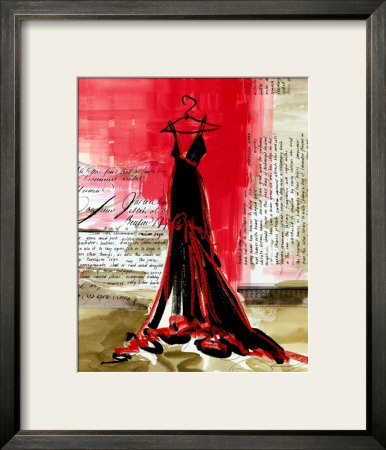 Perfect Black Dress by Kimmy Han Pricing Limited Edition Print image