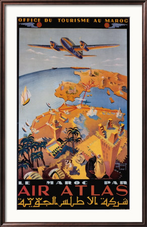 Le Maroc Par Air Atlas by Hainaut Pricing Limited Edition Print image