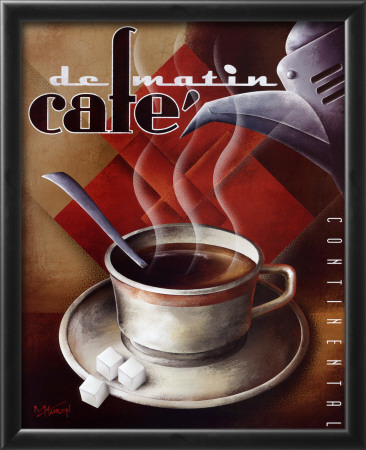 Cafe De Matin by Michael L. Kungl Pricing Limited Edition Print image
