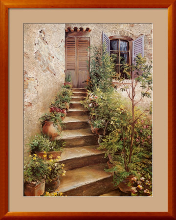 Stairway In Provence by J. Duvall Pricing Limited Edition Print image