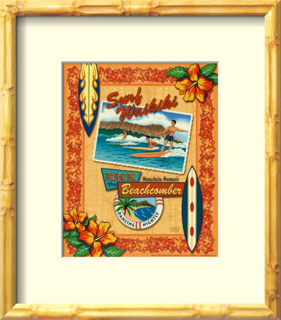 Surf Waikiki by Shan Pricing Limited Edition Print image