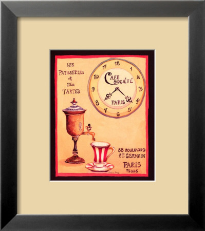 Cafe Societe by Katharine Gracey Pricing Limited Edition Print image