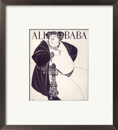 Ali Baba (Cover Design For The Forty Thieves), 1897 by Aubrey Beardsley Pricing Limited Edition Print image
