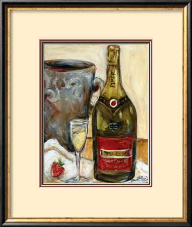 Champagne And Strawberries by Nicole Etienne Pricing Limited Edition Print image