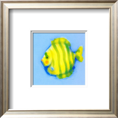 Green Striped Fish by Anthony Morrow Pricing Limited Edition Print image