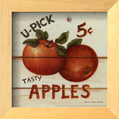 U-Pick Apples by David Carter Brown Pricing Limited Edition Print image