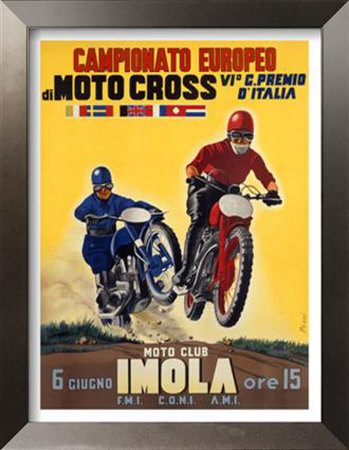 Moto Club Imola Motocross by Pozzi Pricing Limited Edition Print image