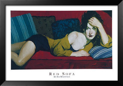 Red Sofa by Edward Martinez Pricing Limited Edition Print image