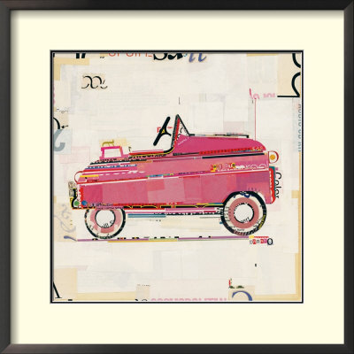 Pink Car by Danny O. Pricing Limited Edition Print image