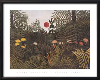 Virgin Forest  Sun by Henri Rousseau Pricing Limited Edition Print image