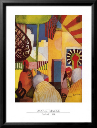 Bazar 1914 by Auguste Macke Pricing Limited Edition Print image