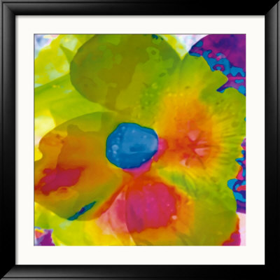 Fluo Flowers by Olivier Kosovksy Pricing Limited Edition Print image