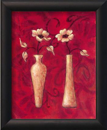 Happy Flowers Red Iv by Judy Kaufman Pricing Limited Edition Print image