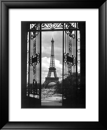 Eiffel Tower Through Gates by Alexandre-Gustave Eiffel Pricing Limited Edition Print image