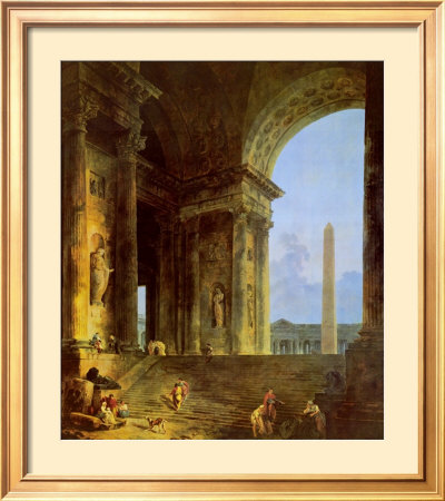 The Obelisk, 1787 by Hubert Robert Pricing Limited Edition Print image