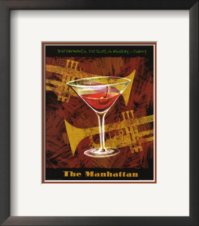 Manhattan Martini by Thomas Wood Pricing Limited Edition Print image