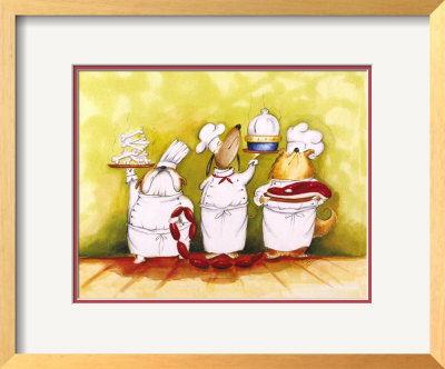 Dog Food Is Served by Tracy Flickinger Pricing Limited Edition Print image