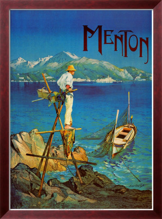 Menton Mer Montagne by L. Lessieux Pricing Limited Edition Print image