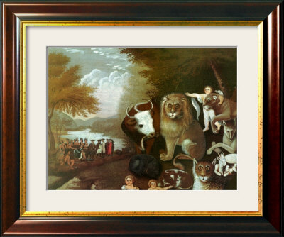 The Peaceable Kingdom, 1834 by Edward Hicks Pricing Limited Edition Print image