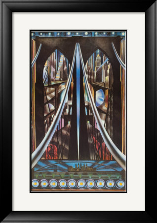 New York, New York, Brooklyn Bridge by Joseph Stella Pricing Limited Edition Print image
