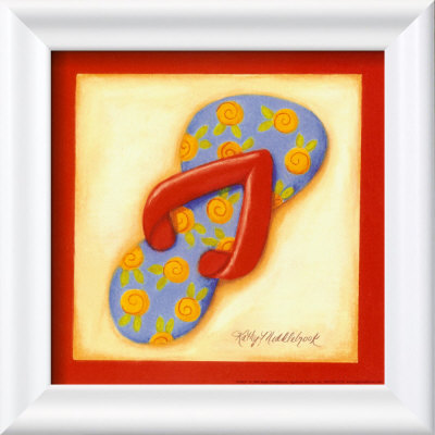 Red Flip Flop Iv by Kathy Middlebrook Pricing Limited Edition Print image