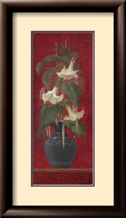 Tropical Angels Trumpets I by Gloria Eriksen Pricing Limited Edition Print image