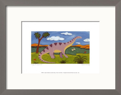 Dippy The Diplodocus by Sophie Harding Pricing Limited Edition Print image