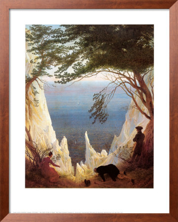 Chalk Cliffs Of Rugen, 1818 by Caspar David Friedrich Pricing Limited Edition Print image