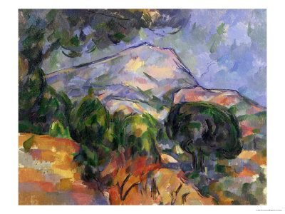 Montagne Sainte-Victoire Au-Dessus De La Route Du Tholonet, Circa 1904 by Paul Cezanne Pricing Limited Edition Print image